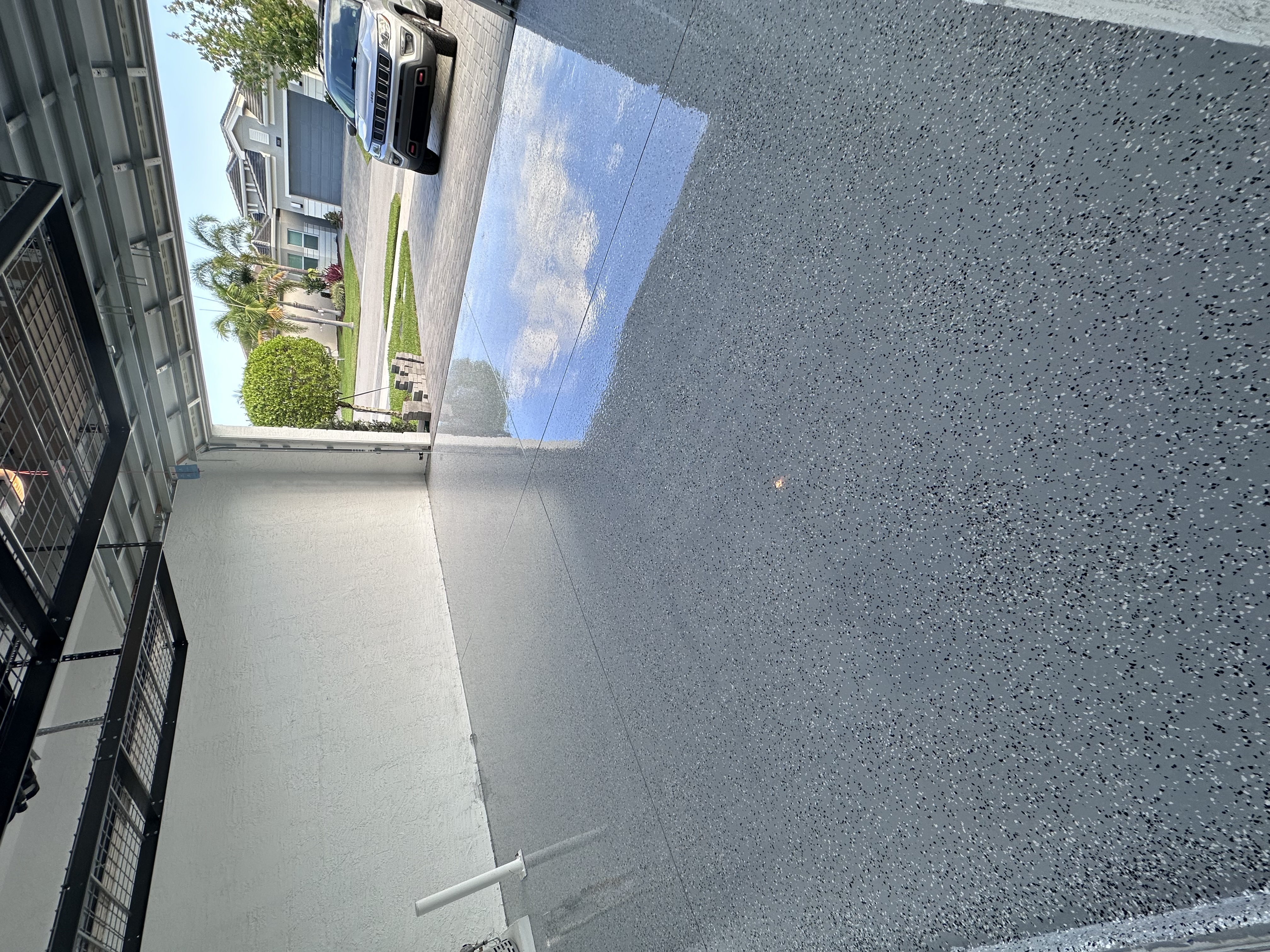 Epoxy garage floor coating