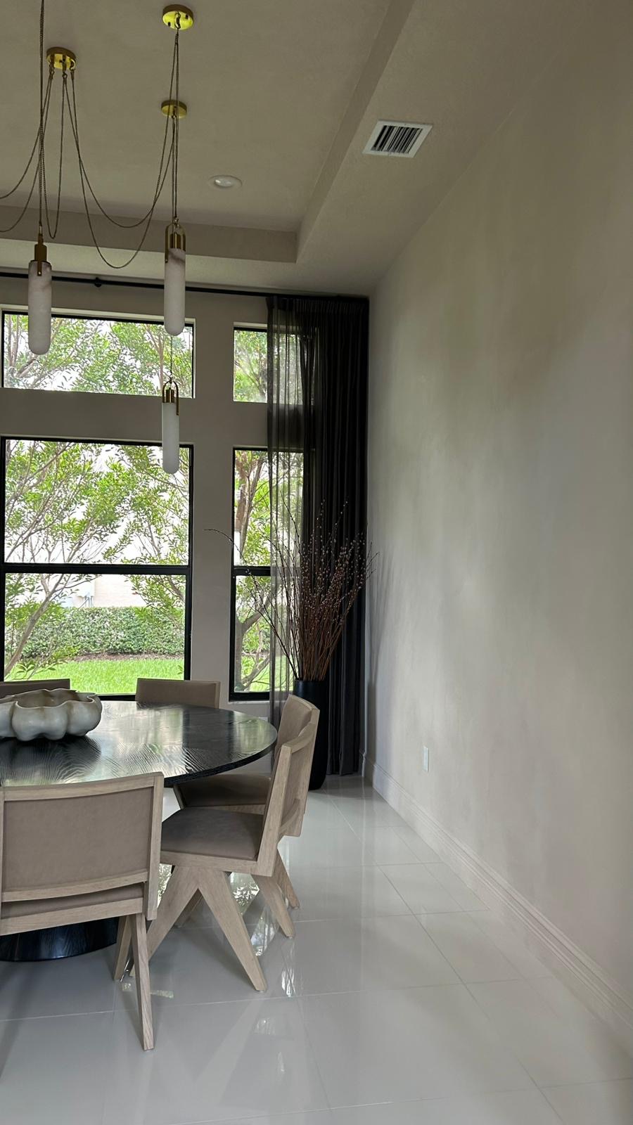 Authentic limewash wall finish